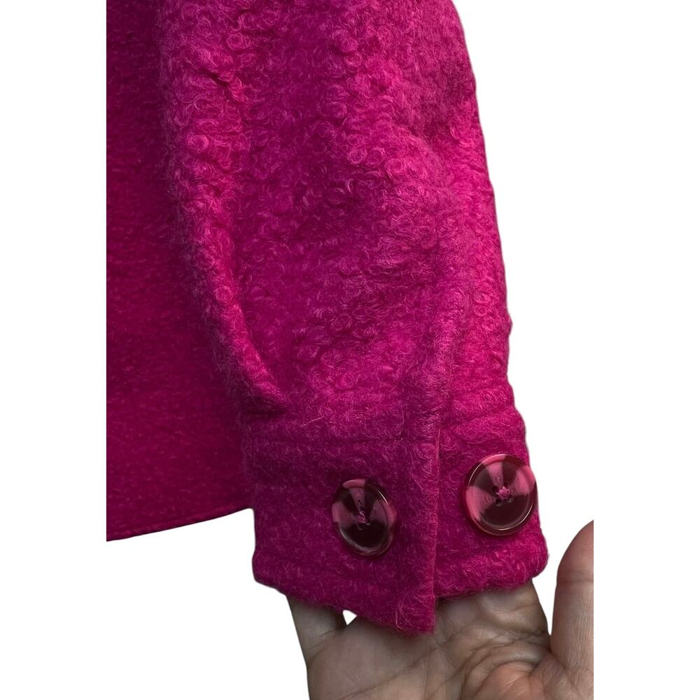 Evereve RD Style Shacket Fuchsia Pink Small Oversized - Picture 7 of 10
